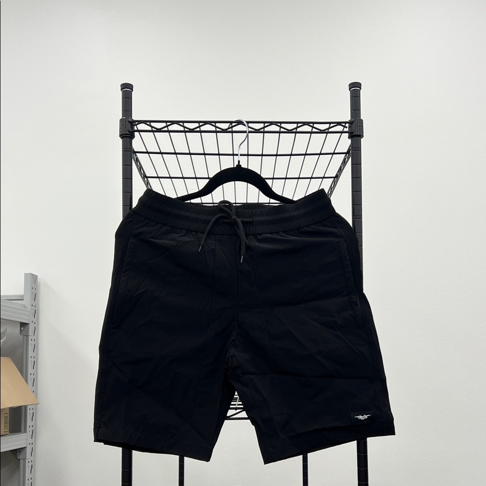 Black Drawstring Shorts